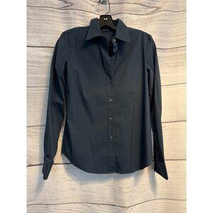 Theory Button-Up Shirt Midnight Blue Size S